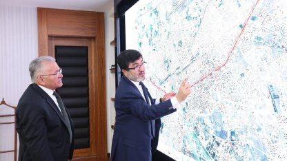 Başkan Büyükkılıç, Altyapı Yatırımları Genel Müdürü Eyigün’ü ağırladı