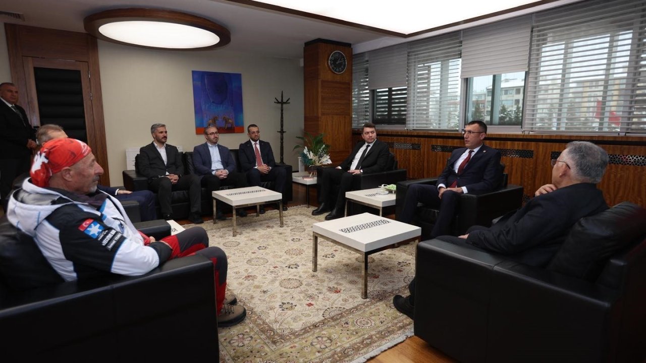 Başkan Büyükkılıç, Türkiye Dağcılık Federasyonu heyetini ağırladı