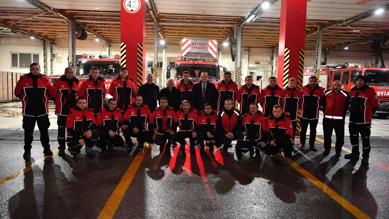 Başkan Büyükkılıç yeni yıla ekiplerle girdi