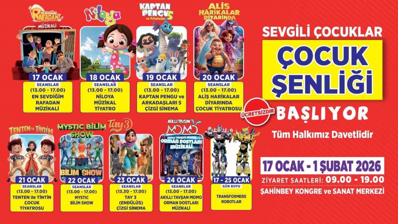 Başkan Tahmazoğlu’ndan çocuk şenliğine davet