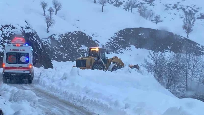 Batman’da köyde mahsur kalan hasta 7 saatlik çalışma ile kurtarıldı