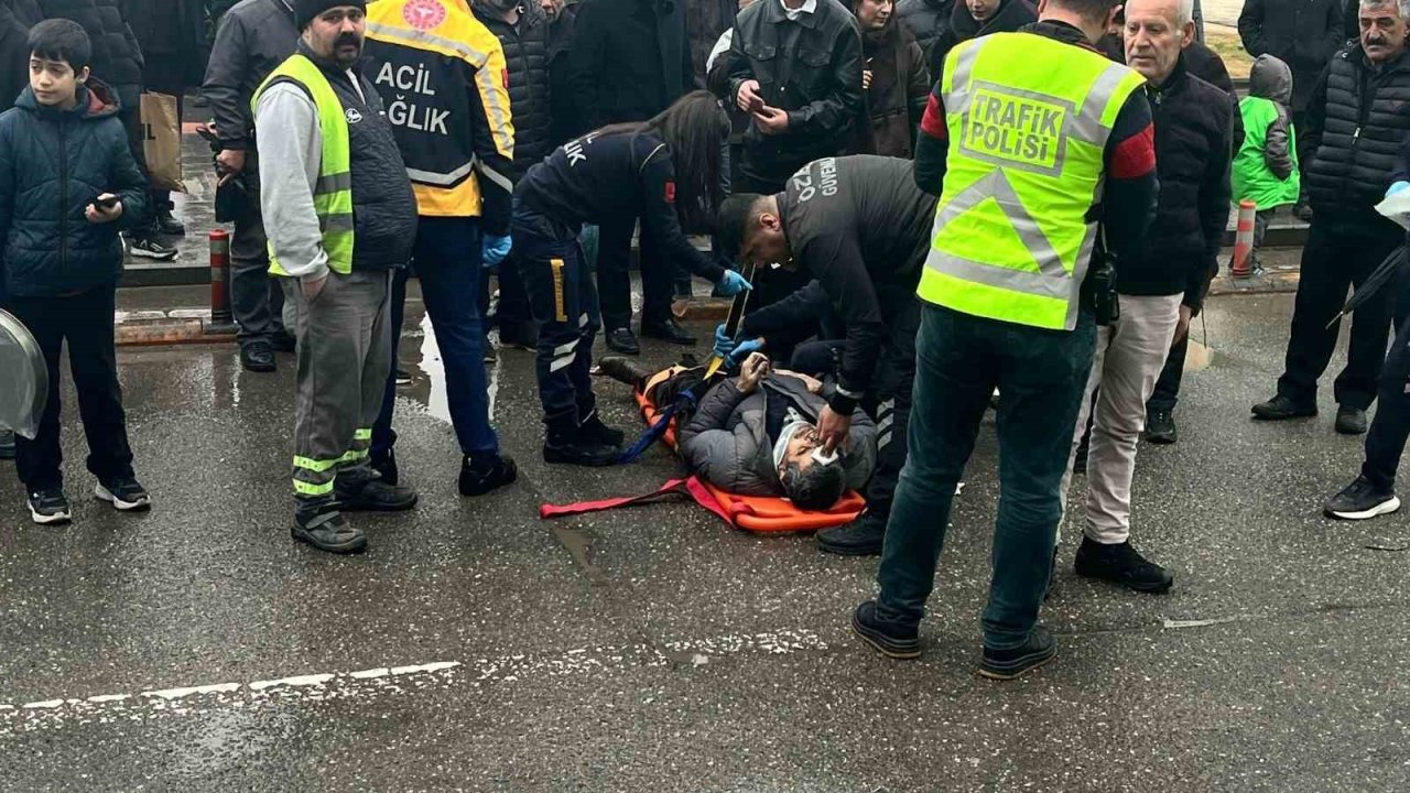 Batman’da yaya geçidinde kaza: 2 yaralı