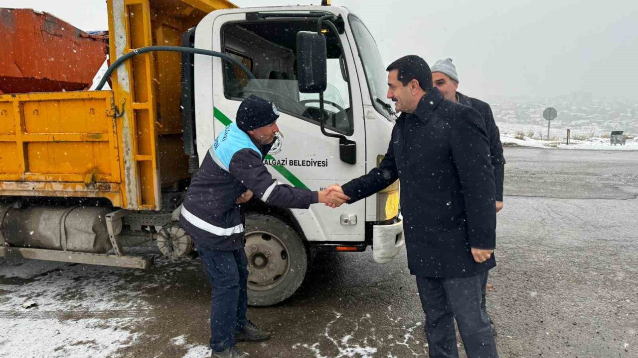 Battalgazi’de kar teyakkuzu