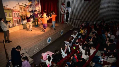 Battalgazili çocuklar Rafadan Tayfa ekibiyle unutulmaz anlar yaşadı