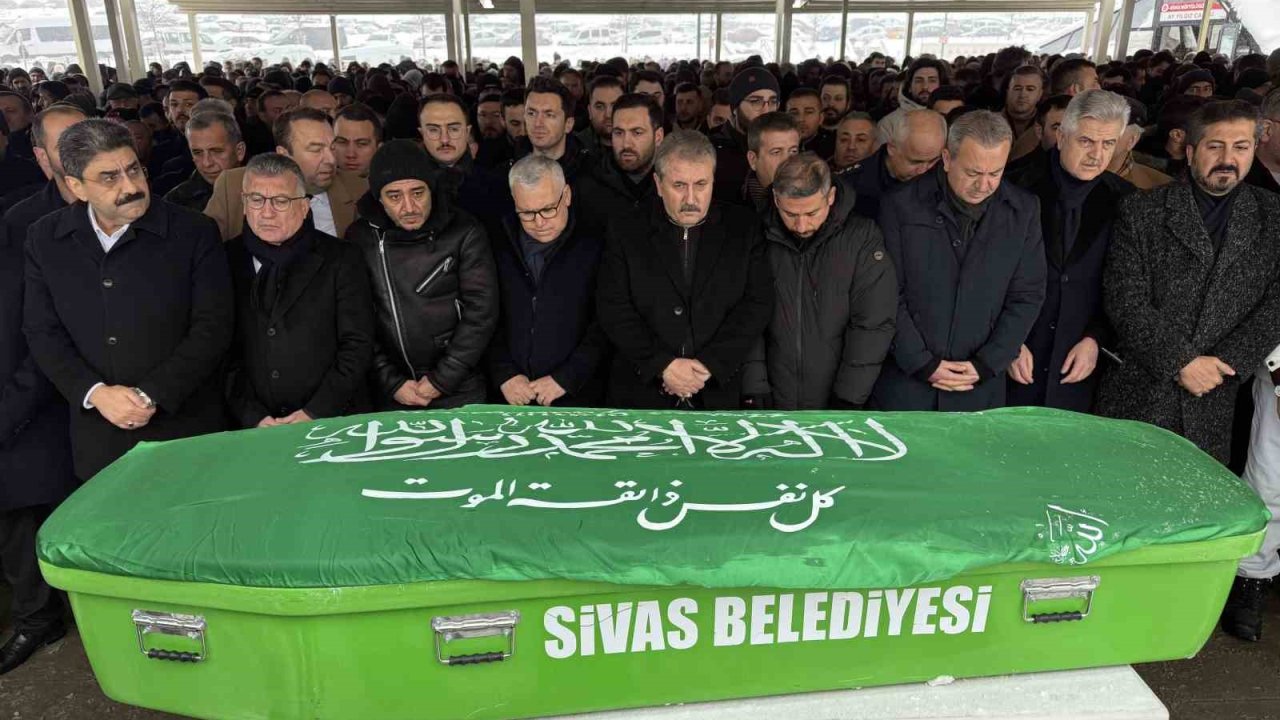 BBP Sivas İl Başkanı Ahmet Polat, son yolculuğuna uğurlandı