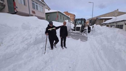 Bektaş Yaylası’nda kar kalınlığı 2,5 metreyi buldu