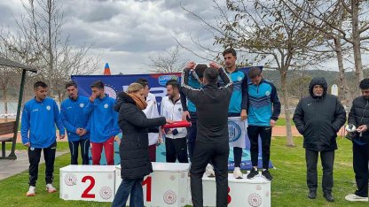 BEÜ’de kros takımı Türkiye üçüncüsü oldu