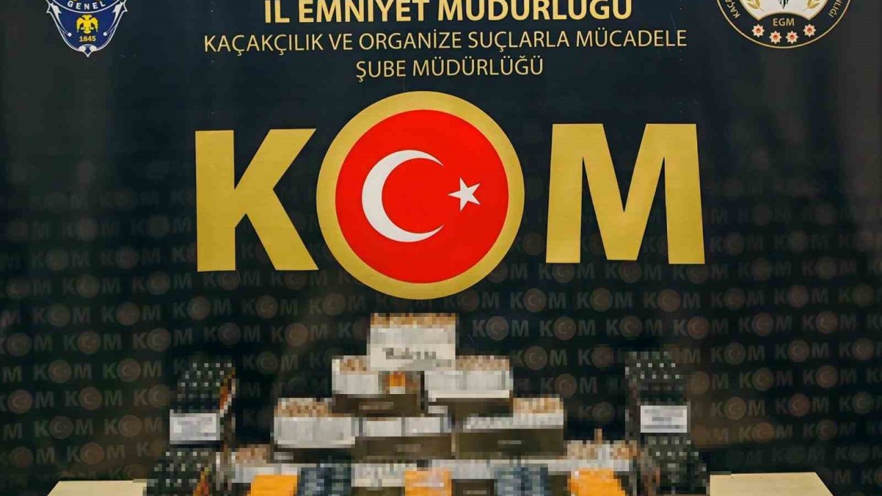 Bilecik’te kaçakçılık operasyonu; binlerce makaron ele geçirildi