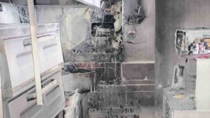 Bitlis’te bir iş yerinde yangın çıktı