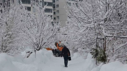 Bitlis’te kar yağışı yeniden etkili oldu