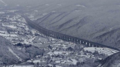 Bolu Dağı’nda kartpostallık kar manzarası