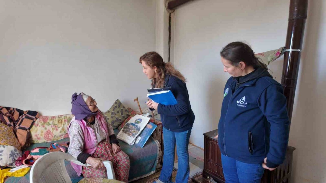 Bozdoğan Belediyesi, bakıma muhtaç vatandaşları yalnız bırakmıyor
