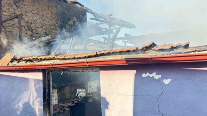 Bozdoğan’da ev alevlere teslim oldu