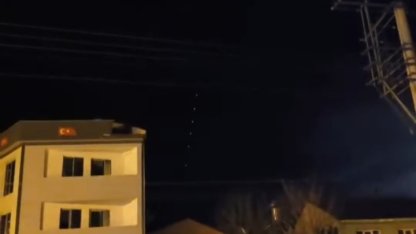 Bursa semalarında görülen gizemli ışıkların sırrı çözüldü