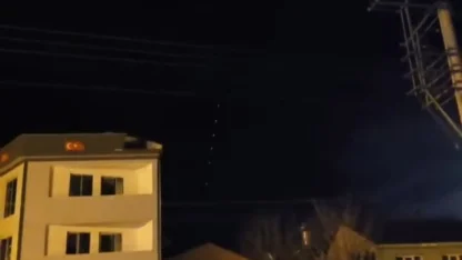 Bursa semalarında görülen gizemli ışıkların sırrı çözüldü