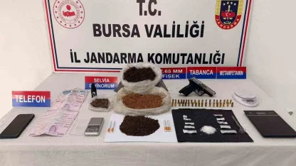 Bursa’da uyuşturucu operasyonu: Çok miktarda madde ele geçirildi