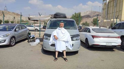 Bursa’dan 2 bin 600 kilometrelik yolu katederek Mekke’ye geldi