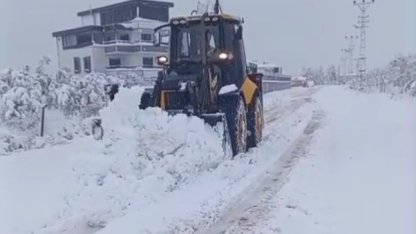 Büyükşehir, karla mücadele için tüm ilçelerde eş zamanlı sahada