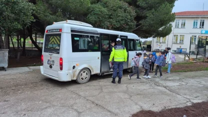 Çanakkale’de okul servislerine denetim