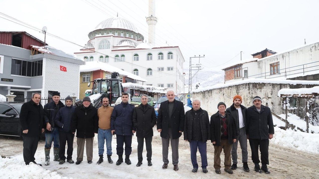Canik’te kar mesaisi: Kaymakam Aydın ve Başkan Sandıkçı sahada
