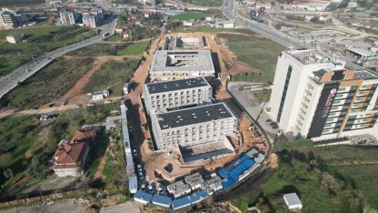 Çayırova Spor Lisesi inşaatında çalışmalar sürüyor