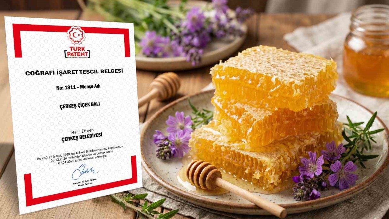Çerkeş çiçek balı coğrafi işaret tescili aldı
