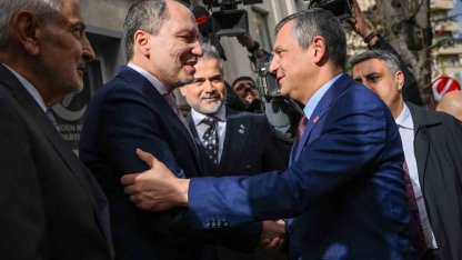 CHP Genel Başkanı Özel’den Yeniden Refah Partisi Genel Başkanı Erbakan’a ziyaret