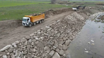 Çine Sulaması inşaatında çalışmalar sürüyor