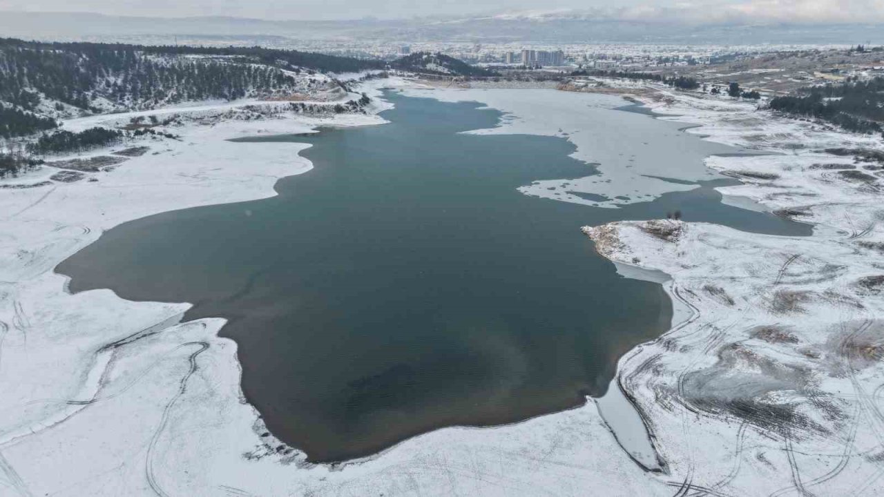 Çorum’da mest eden kar manzaraları
