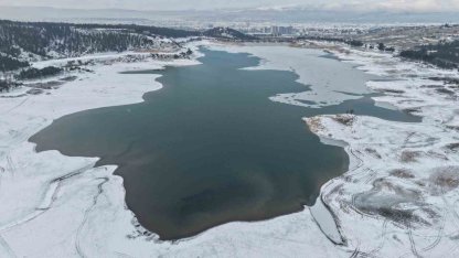 Çorum’da mest eden kar manzaraları