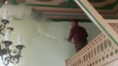 Darende’de camide korkutan yangın