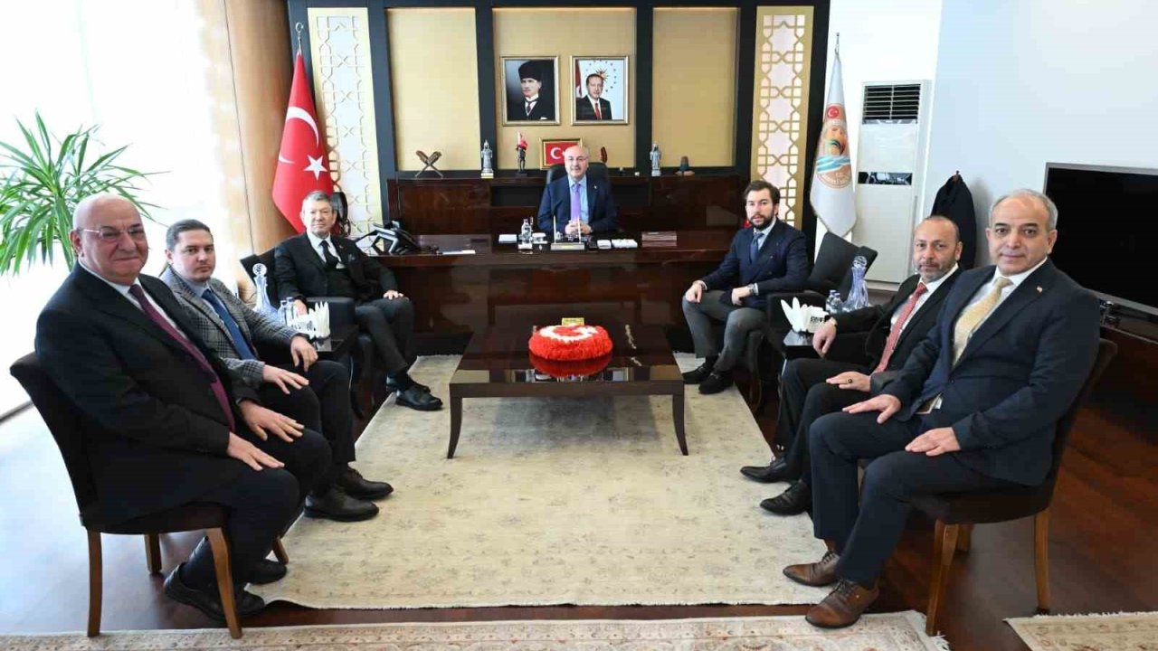 Denizli OSB yönetiminden Denizli’nin yeni Valisi Köşger’e ziyaret