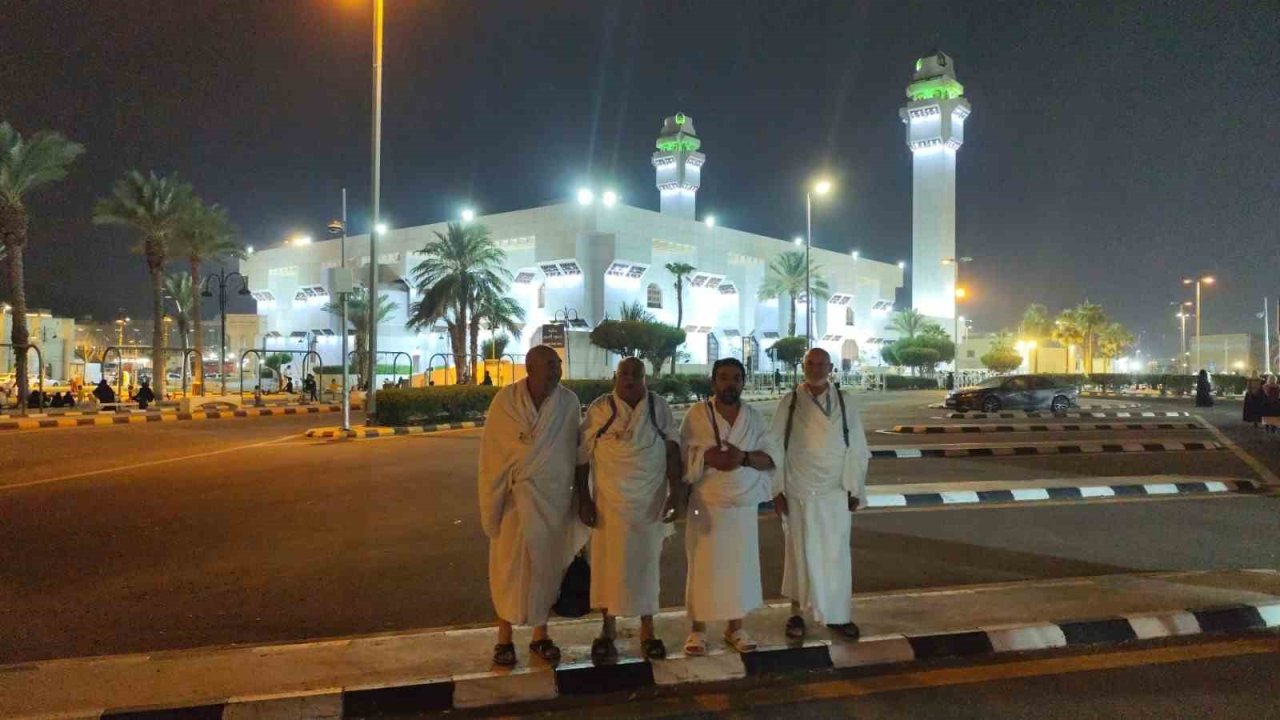 Denizlili umreciler üçüncü umrelerini Tenim’de idrak etti