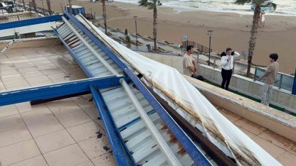 Didim’de fırtına etkili oldu