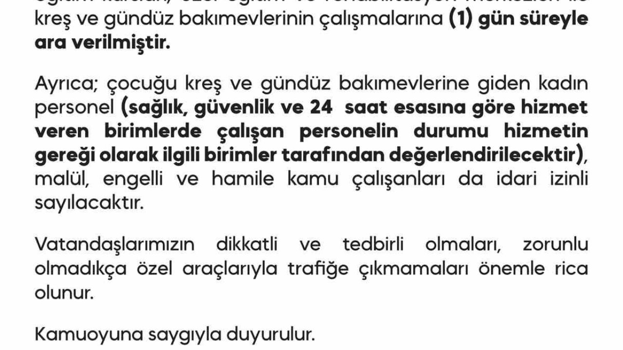 Diyarbakır’da kar yağışı tatili beraberinde getirdi