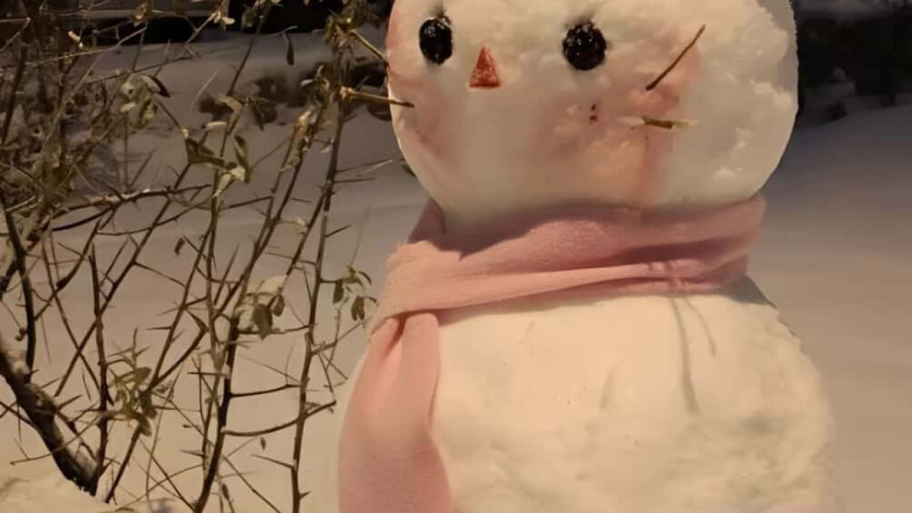 Diyarbakır’ın en güzel kardan adamı seçildi