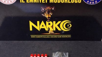 Düzce’de uyuşturucu operasyonunda 1 tutuklama