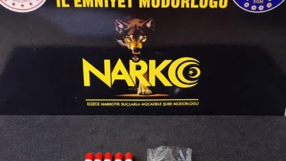 Düzce’de uyuşturucu operasyonunda 1 tutuklama