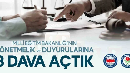 Eğitim Bir-Sen, MEB’in yönetmelik ve duyurularına 3 dava açtı