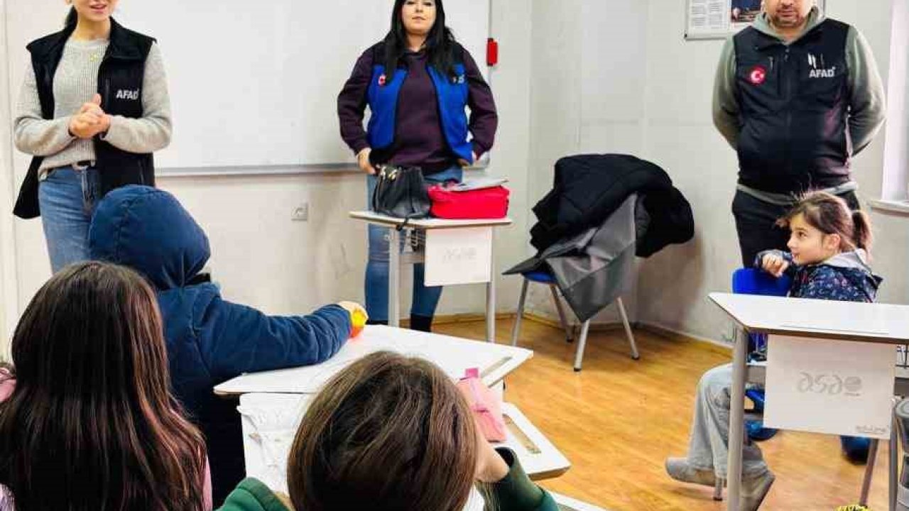 Elazığ’da çocuklara afet farkındalık eğitimi