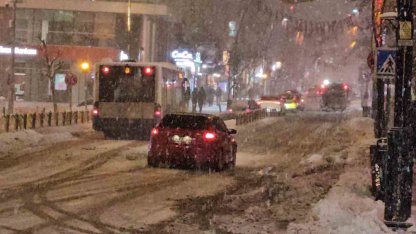 Elazığ’da kar yağışı etkisini sürdürüyor