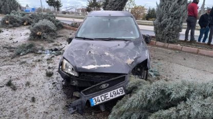 Elazığ’da trafik kazası: 1 yaralı