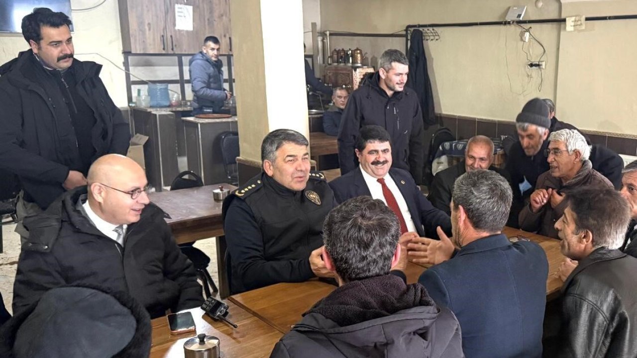 Emniyet Müdür Karaburun’dan, Köprüköy’de ’Huzur toplantısı’