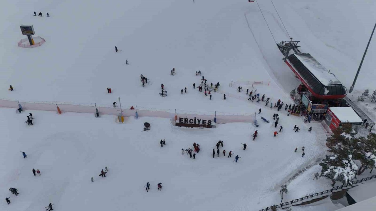 Erciyes’e ziyaretçi akını