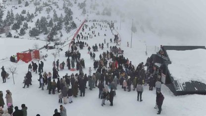 Ergan Kayak Merkezi sömestirde doldu taştı