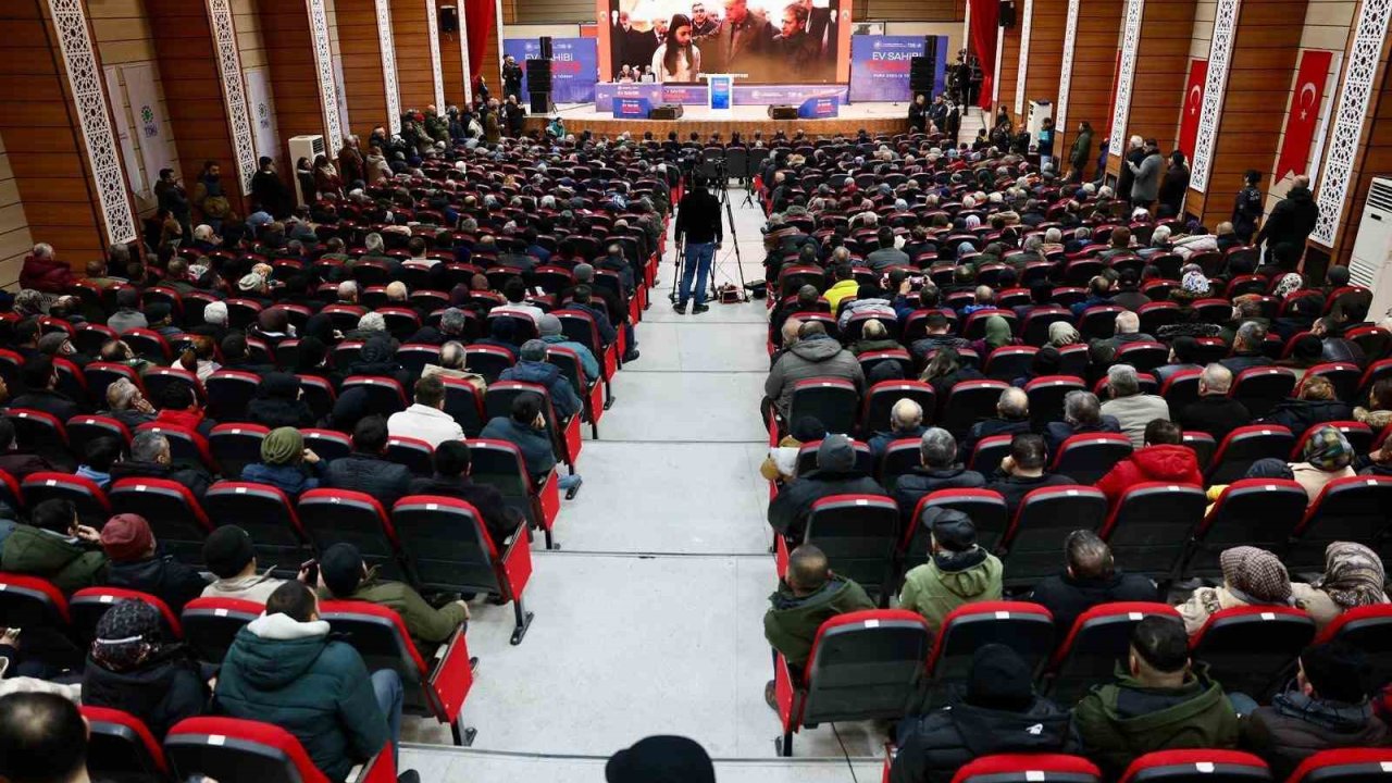 Erzincan’da bin 760 sosyal konutun kura çekilişi yapıldı