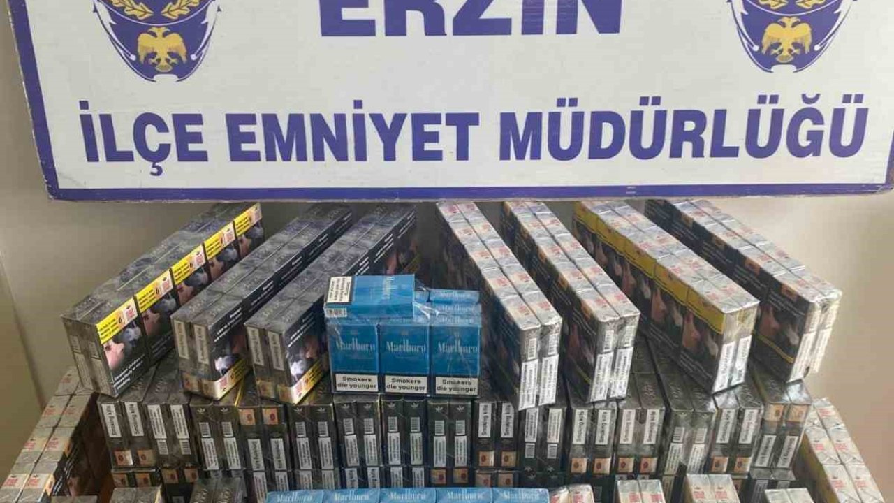 Erzin’de araçtan 510 paket gümrük kaçağı sigara çıktı