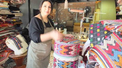 Eski halı ve kilimleri ekonomiye kazandırıyor