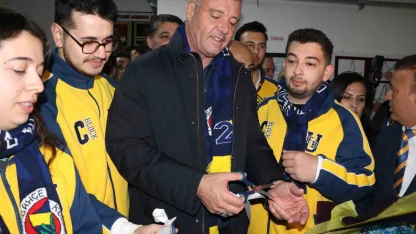 Fenerbahçe Başkanı Saran, Alanya’da kütüphane açılışına katıldı