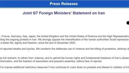 G7 ülkelerinden İran’a kınama: "Muhalefete yönelik baskının sürmesi halinde ek kısıtlayıcı tedbirler uygulamaya hazırız"